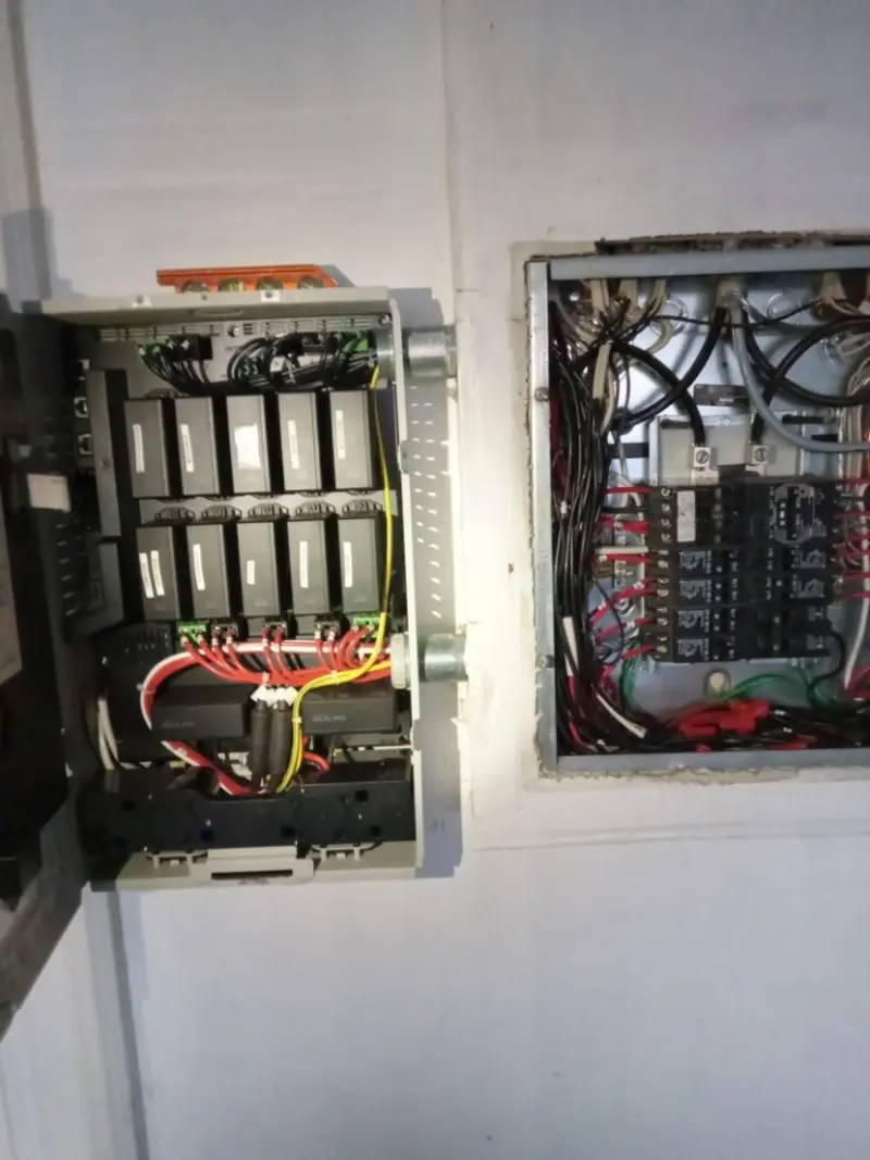 Electrical panel upgrade completed for Security Camera Wiring in Clifton Park